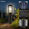 Lifelong Solar Outdoor Garden Light for Home Decor- Solar Panel with LED Light & Upto 10hrs use - Waterproof Wall Lamp - Light Sensor - Light for Garden Pathway Staircase Lawns