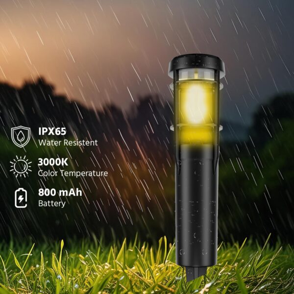 Lifelong Solar Outdoor Garden Light for Home Decor- Solar Panel with LED Light & Upto 10hrs use - Waterproof Wall Lamp - Light Sensor - Light for Garden Pathway Staircase Lawns
