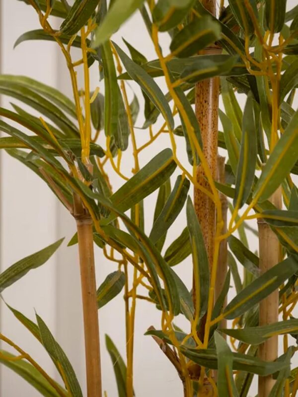 ARICK DECOR 3FT Artificial Bamboo Tree, Potted Artificial Bamboo Fake Greenery Plant in Pot with Lifelike Leaves for Home Office Restaurant Indoor Outdoor Decor