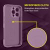 Amazon Brand - Solimo Silicone Mobile Cover for Apple iPhone 13 Pro (Silicon_Lavender)