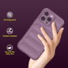 Amazon Brand - Solimo Silicone Mobile Cover for Apple iPhone 13 Pro (Silicon_Lavender)