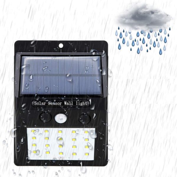 param Waterproof LED Motion Sensor Solar Light Outdoor Wall Lamp Lighting Solar Light for Garden Yard Solar Street Lamp Road