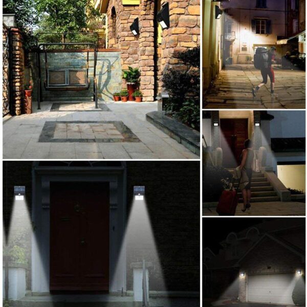 param Waterproof LED Motion Sensor Solar Light Outdoor Wall Lamp Lighting Solar Light for Garden Yard Solar Street Lamp Road