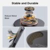 UGREEN for Magsafe Phone Stand, Magnetic Holder 360° Rotating, Adjustable Height, Foldable Portable, with Metal Ring, Compatible with iPhone 16 Pro Max, Galaxy S24, and More