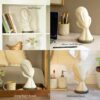 Ellementry Spellbound Face Ecomix Sculpture 27 cm Tall, Home Décor Showpiece Figurine for Living Room & Office, Modern Asthetic Tabletop Decorative Accent, Unique Gift Item for Shelf Decoration