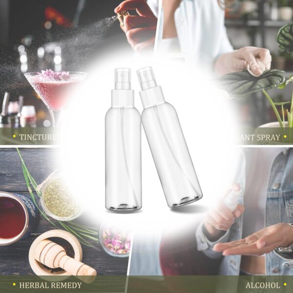 Transparent Empty Refillable Reusable Ultra Fine Mist Spray Bottle Atomizer, Mist Pump For Beauty, Personal Care, Face-Hair Moisturizing, Plants, Electronic Gadgets, Cleaning, Pack of 2