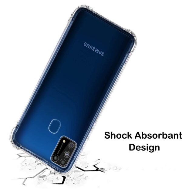 TheGiftKart Transparent Crystal Clear Back Cover Case for Samsung Galaxy M31 Prime / F41 / M31 | Shockproof Soft TPU Case | Cushioned Edges for Ultimate Protection (Transparent)