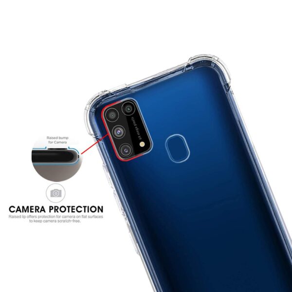 TheGiftKart Transparent Crystal Clear Back Cover Case for Samsung Galaxy M31 Prime / F41 / M31 | Shockproof Soft TPU Case | Cushioned Edges for Ultimate Protection (Transparent)
