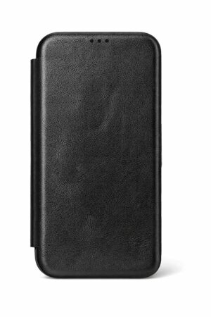 Soft Leather Wallet flip case kick Stand with Magnetic Closure Lightweight Slim flip Cover Compatible with Oppo Find X9 5G - Black