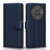 Pikkme Flip Cover Leather Finish | Inside TPU with Card Pikkme Flip Cover Leather Finish | Inside TPU with Card Pockets | Wallet Stand and Shock Proof | Complete Protection Flip Case for Redmi A3 (2024) / Redmi A3x / Poco C61(Blue)