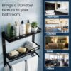 1776330228_GLOXY-Premium-Stainless-Steel-Matt-Black-Bathroom-Shelf-Rack-2-Layer-with-Towel-or-Napkin-Holder-Rods-Black-Bathroom-Accessories-for-Home-Office-Hotels-Restaurants.jpg GLOXY Premium Stainless Steel Matt Black Bathroom Shelf Rack 2 Layer with Towel or Napkin Holder Rods Black Bathroom Accessories for Home, Office, Hotels & Restaurants