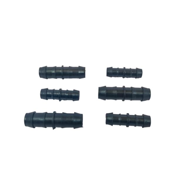 1776344520_Drip-Irrigation-Barbed-Joiner-Connector-Straight-Hose-Pipe-Coupler-Joint-Leak-Proof-Plastic-Coupling-Micro-Irrigation-Accessories-for-Garden-Farm-Set-of-100-16MM.jpg Drip Irrigation Barbed Joiner Connector | Straight Hose Pipe Coupler Joint | Leak Proof Plastic Coupling | Micro Irrigation Accessories for Garden & Farm - Set of 100-16MM