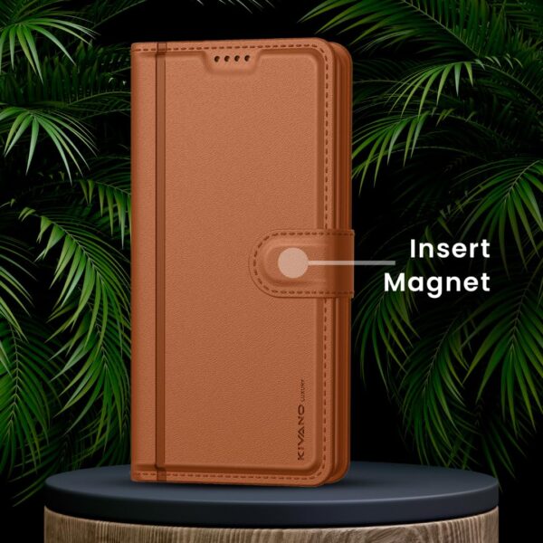 1776348603_KIVANO-LUXE®-Compatible-for-Oppo-Reno-8-5G-Luxury-Handmade-Leather-Magnetic-Flip-Folio-Case-Card-Holder-Kickstand-Slim-Protective-Cover-Unisex-Brown.jpg KIVANO LUXE® Compatible for Oppo Reno 8 5G Luxury Handmade Leather Magnetic Flip Folio Case | Card Holder & Kickstand | Slim Protective Cover | Unisex - Brown
