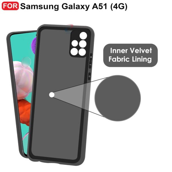1776359979_CEDO-Back-Cover-for-Samsung-Galaxy-A51-Camera-Bump-Protection-Inner-Velvet-Fabric-Lining-Ultra-Slim-Matte-Soft-Rubberised-Case-Cover-Black.jpg CEDO Back Cover for Samsung Galaxy A51 | Camera Bump Protection & Inner Velvet Fabric Lining | Ultra Slim Matte Soft Rubberised Case Cover (Black)