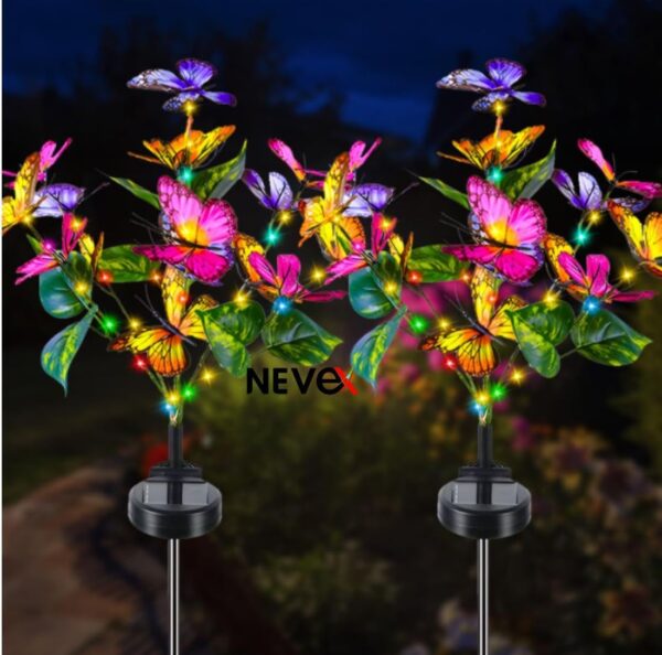 1776368475_NEVEX-Solar-LED-Butterfly-Garden-Lights-–-Waterproof-Outdoor-Colorful-Solar-Powered-Flower-Lamps-with-Automatic-Dusk-to-Dawn-OnOff-for-Pathway-Lawn-Patio-Balcony-Yard-Decor-2-Pieces.jpg NEVEX Solar LED Butterfly Garden Lights – Waterproof Outdoor Colorful Solar Powered Flower Lamps with Automatic Dusk to Dawn On/Off for Pathway, Lawn, Patio, Balcony & Yard Décor (2 Pieces)