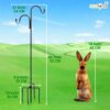 1776384734_ecofynd-48-Inch-Tall-Shepherds-Hook-Super-Strong-Rust-Resistant-Metal-Hook-for-Hanging-Solar-Light-Bird-Feeders-Lanterns-Plant-Baskets-Weddings-Decor-Pack-of-2-HOOK014-BLK.jpg ecofynd 48 Inch Tall Shepherds Hook, Super Strong, Rust Resistant Metal Hook for Hanging Solar Light, Bird Feeders, Lanterns, Plant Baskets, Weddings Decor (Pack of 2, HOOK014-BLK)