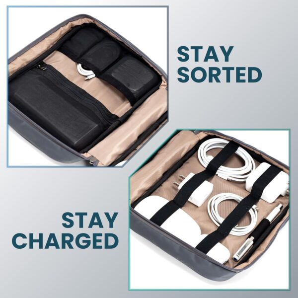 1776386917_Tripole-Electronics-Organizer-Portable-Bag-for-Cables-Wires-Gadgets-SD-Card-Travel-Daily-Use-Men-Women-Black-Emboss.jpg Tripole Electronics Organizer Portable Bag for Cables, Wires, Gadgets, SD Card | Travel & Daily Use | Men & Women (Black Emboss)