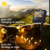 LITVERSE® Solar Powered 120 LED Waterproof String Lights – Warm White PVC Fairy Lights for Garden, Patio, Balcony, Yard, Landscape, Christmas, Wedding & Outdoor,Indoor Decoration