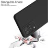 Pikkme Samsung Galaxy M12 / A12 / F12 Back Cover Soft Matte Liquid Silicone TPU | Camera Protection | Shockproof Slim Back Case for Samsung Galaxy M12 / A12 / F12 (Black)
