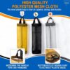 FreshDcart FDCA557 Plastic Bag Holder Foldable Breathable Hanging Trash Bags Organizer for grocery bags garbage bags for Home and Kitchen (Multicolor,Pack of 2)