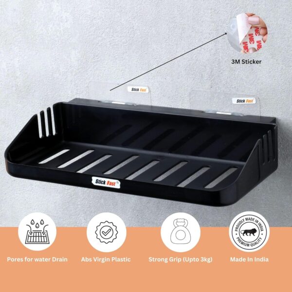 1776404318_Self-Adhesive-Bathroom-Shelf-Designer-Tray-with-3M-Sticker-for-Wall-Mount-Multipurpose-Kitchen-Bathroom-Storage-Organizer-Tray-Rack-SF-Designer-Tray2-ABS.jpg Self-Adhesive Bathroom Shelf - Designer Tray with 3M Sticker for Wall Mount -Multipurpose Kitchen & Bathroom Storage Organizer Tray Rack (SF-Designer-Tray2) ABS
