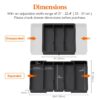 1776406721_Expandable-Cooking-Utensil-Drawer-Organizer-–-Adjustable-3-to-5-Compartment-Cutlery-Silverware-Tray-13-to-22.4-Inches-–-BPA-Free-Plastic-Kitchen-Tools-Storage-Divider-Black.jpg Expandable Cooking Utensil Drawer Organizer – Adjustable 3 to 5 Compartment Cutlery & Silverware Tray (13 to 22.4 Inches) – BPA-Free Plastic Kitchen Tools Storage Divider, Black