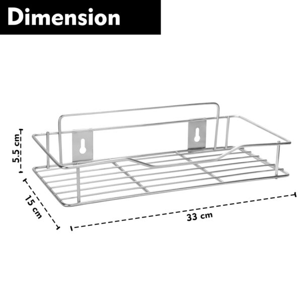 1776407967_Namani-Stainless-Steel-Pack-of-2-Wall-Mount-Shelves-for-Kitchen-Bathroom-Heavy-Duty-Storage-Shelf-for-Spice-Rack-Toiletries-Condiments-Home-Organizer-Rustproof-Metal-Wall-Shelf-Silver-2.jpg Namani Stainless Steel Pack of 2 Wall Mount Shelves for Kitchen & Bathroom | Heavy Duty Storage Shelf for Spice Rack, Toiletries, Condiments & Home Organizer | Rustproof Metal Wall Shelf (Silver-2)