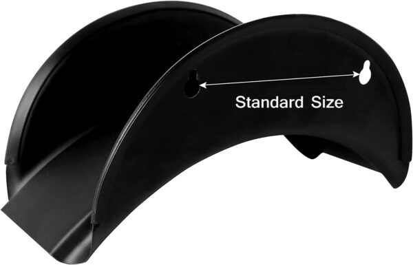 Leafly Hose Hanger - Wall-Mounted Heavy Duty Garden Hose Holder, Car Hose Bracket with Screws and Expansion Bolt Bracket (Iron)