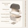 1776425617_Kitchen-Utensil-Holder-with-Lid-Pink-Kitchen-Dish-Rack-and-Dishes-Storage-Rack-Draining-Dish-Drying-Rack-Loaded-Quickly-for-Easy-Access-Tableware.jpg Kitchen Utensil Holder with Lid Pink Kitchen Dish Rack and Dishes Storage Rack Draining Dish Drying Rack Loaded Quickly for Easy Access Tableware