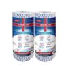 Tri-Activ Washable & Reusable Kitchen Towel Roll | 80 Pulls per Roll, 160 Sheets Pack of 2 | Highly Absorbent Kitchen Tissue Roll | Non Woven Fabric | Better alternative to Paper Tissue Roll | Blue