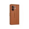 KIVANO LUXE® for Vivo V60E 5G / Vivo T4 Pro 5G / Vivo V60 5G Luxury Handmade Leather Magnetic Flip Folio Case | Card Holder & Kickstand | Slim Protective Cover | Unisex - Brown