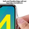 Amazon Brand - Solimo Silicone Mobile Cover For Samsung Galaxy M12 / A12 / F12 (Soft & Shockproof Back Case With inbuilt Cushioned Edges), Transparent