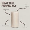 1776457189_Origami-Good-Karma-2-Ply-2-in-1-Kitchen-Tissue-Paper-Roll-Unbleached-Biodegradable-Super-Absorbent-for-Spotless-Cleaning-Ideal-for-Multi-Purpose-Use-75-Pulls-Per-Roll-150Sheets.jpg Origami Good Karma 2 Ply 2 in 1 Kitchen Tissue Paper Roll | Unbleached, Biodegradable & Super Absorbent for Spotless Cleaning | Ideal for Multi Purpose Use - (75 Pulls Per Roll, 150Sheets)