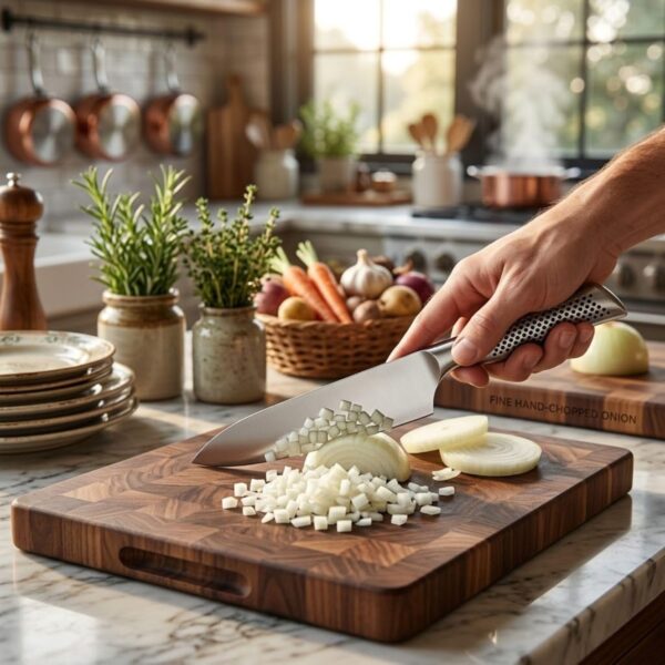 pepplo Sharp Knives Set, Stainless Steel Kitchen Knife Sets with Anti-Slip Handle, Dishwasher Safe, Professional Knife Set for Gift and Daily Use, Ultra Sharp to Cut Meat, Vegetable (Mediam)