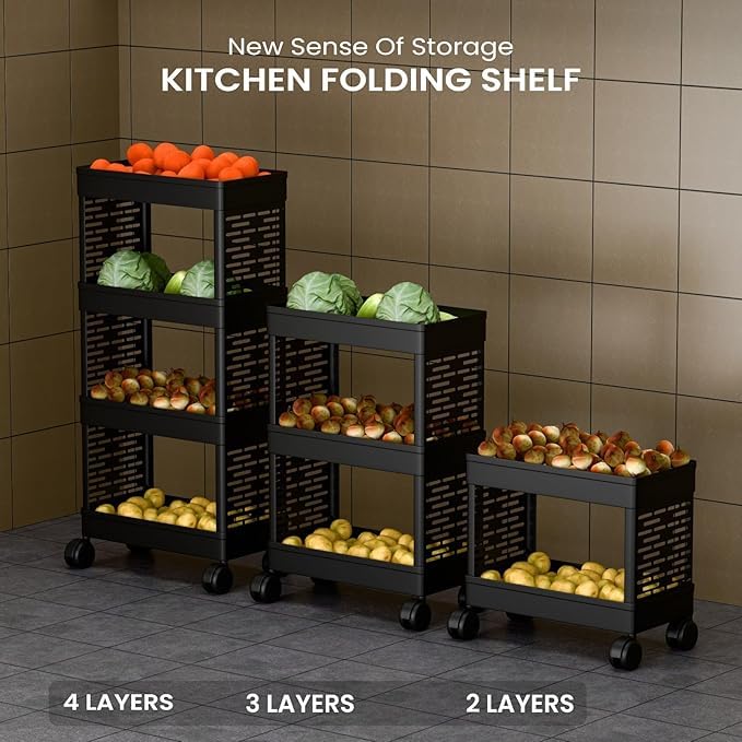 1776468786_Metal-Black-Rack-Rolling-Storage-Cart-with-Wheels-Portable-Utility-Organizer-Trolley-for-Kitchen-Bathroom-Office-Salon-Kitchen-Rack-3.jpg Metal Black Rack Rolling Storage Cart with Wheels, Portable Utility Organizer Trolley for Kitchen, Bathroom, Office, Salon (Kitchen Rack) (3)