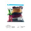Amazon Basics - Multipurpose Slider Storage Bags | 45 Bags | Large | 31 x 35 cm | Reusable and Reclosable | Material Plastic | Leak- Proof | Food Grade | Microwave Safe
