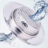 Zollyss 1 Pcs Kitchen Sink Strainer Heavy Duty Stainless Steel Strainer Kitchen Drain Basin Basket Filter Stopper Drainer Sink Jali - 11.5 Cm, 51 Mm