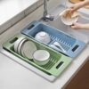 1776491826_Plastic-Expandable-Kitchen-Dish-Drainer-and-Drying-Rack-Sink-Basket-for-Washing-Bowls-Utensils-Vegetables-Fruits-Storage-Organiser-Retractable-up-to-48-cm-Multicolor-Pack-of-1.jpg Plastic Expandable Kitchen Dish Drainer and Drying Rack | Sink Basket for Washing Bowls, Utensils, Vegetables, Fruits & Storage Organiser | Retractable up to 48 cm (Multicolor, Pack of 1)