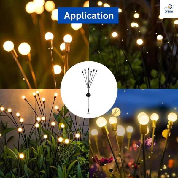 1776496200_DMak-8-LED-Solar-Garden-LightSolar-Firefly-Light-Warm-White-Garden-Light-Outdoor-Decoration-Waterproof-Firefly-Path-Light-for-Pots-Balcony-Pathway-Warm-White-2.jpg D'Mak 8 LED Solar Garden Light,Solar Firefly Light Warm White Garden Light Outdoor Decoration Waterproof Firefly Path Light for Pots, Balcony, Pathway (Warm White, 2)