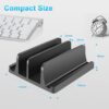 1776497870_TARKAN-Vertical-Laptop-Holder-2-Slot-Desk-Space-Saving-Organizer-Stand-Fits-All-Laptop-Sizes-ABS-Black.jpg TARKAN Vertical Laptop Holder | 2-Slot Desk Space Saving Organizer Stand Fits All Laptop Sizes (ABS, Black)