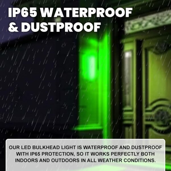 1776503685_Forus-10W-LED-Rectangle-Bulkhead-Wall-Lamp-IP65-Waterproof-Outdoor-Wall-Light-for-Garden-Balcony-Bathroom-Porch-Green-LED-Decorative-Light-for-Party-Event-Club-Bar-3-Year-Warranty.jpg Forus 10W LED Rectangle Bulkhead Wall Lamp, IP65 Waterproof Outdoor Wall Light for Garden, Balcony, Bathroom & Porch, Green LED Decorative Light for Party, Event, Club & Bar, 3-Year Warranty