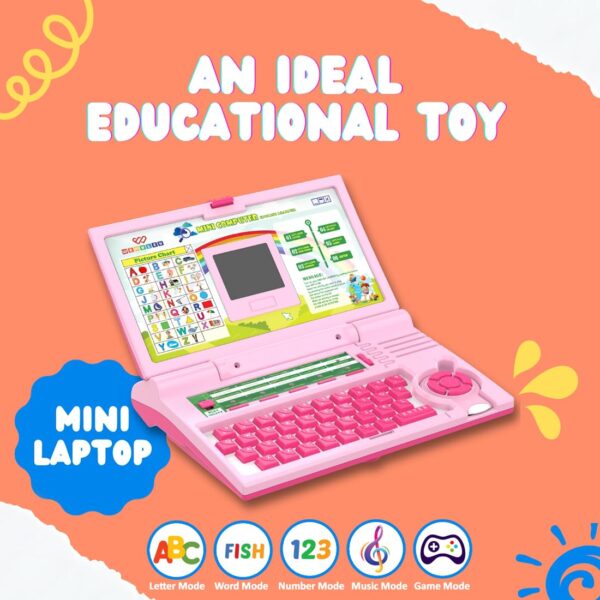 1776513677_Wembley-Educational-Laptop-for-Kids-Toys-for-2-5-Years-Learning-Activity-Computer-Educational-Toy-for-3-Years-Old-Boy-Learn-AlphabetLetterWordsGamesMathematicsMusicLogic-Memory-ToolMulticolour.jpg Wembley Educational Laptop for Kids Toys for 2-5 Years Learning Activity Computer Educational Toy for 3 Years Old Boy Learn Alphabet,Letter,Words,Games,Mathematics,Music,Logic Memory Tool,Multicolour