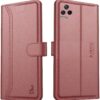 AIBEX ® Poco F4 5G Flip Cover Leather Finish | AIBEX ® Poco F4 5G Flip Cover Leather Finish | Inside TPU with Card Pockets | Wallet Stand | Complete Protection Flip Case Brown
