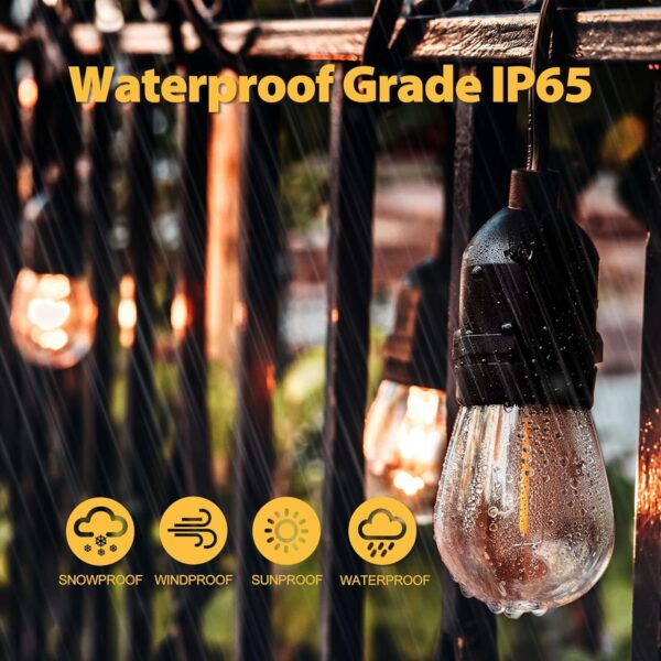 1776552622_LITVERSE-Solar-String-Lights-E27-10-LED-19FT-with-8-Lighting-Mode-Solar-and-USB-Powered-with-Display-Panel-Decorative-DiwaliFestivalOutside-Garden-Yard-Balcony-Warm-White.jpg LITVERSE Solar String Lights E27 |10 LED | 19FT with 8 Lighting Mode, Solar and USB Powered with Display Panel Decorative, Diwali,Festival,Outside Garden Yard Balcony (Warm White)