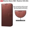 1776553571_CEDO-Flip-Cover-for-Realme-Narzo-N65-Realme-C65-5G-Leather-Finish-Inside-Pockets-Inbuilt-Stand-Shockproof-Wallet-Style-Magnetic-Closure-Back-Case-Flipcover-Brown.jpg CEDO Flip Cover for Realme Narzo N65 / Realme C65 (5G) | Leather Finish | Inside Pockets & Inbuilt Stand | Shockproof Wallet Style Magnetic Closure Back Case Flipcover (Brown)