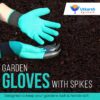 UTKARSH Acrylonitrile Butadiene Styrene Heavy Duty Garden Gloves, Reusable, Washable, with Right Hand Fingertip ABS Claws for Pruning, Digging, Planting and Gardening (Pack of 2 Pairs)