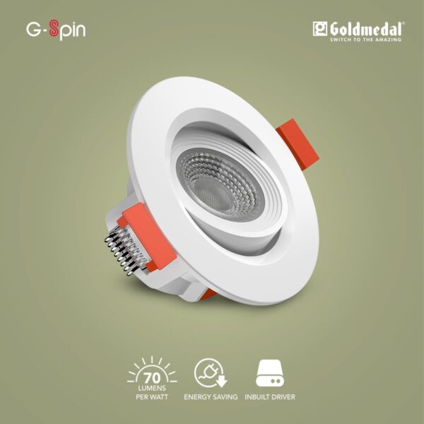 1776560487_Goldmedal-G-Spin-Mini-3W-LED-Round-Spot-Light-Concealed-Junction-Box-Suitable-for-Home-Office-Restaurant-ShopHigh-LumenCut-Out-Size-–-O2.16-Warm-White-3000K.jpg Goldmedal G-Spin Mini 3W LED Round Spot Light Concealed Junction Box | Suitable for Home, Office, Restaurant, Shop|High Lumen|Cut Out Size – Ø2.16 | Warm White (3000K)