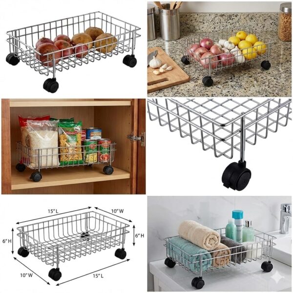 1776567915_Premium-Stainless-Steel-Single-Layer-Kitchen-Trolley-Rack-with-Wheels-–-Modern-Multipurpose-Vegetable-Fruit-Storage-Stand-Heavy-Duty-Rolling-Organizer-for-Home-Kitchen.jpg Premium Stainless Steel Single Layer Kitchen Trolley Rack with Wheels – Modern Multipurpose Vegetable & Fruit Storage Stand, Heavy-Duty Rolling Organizer for Home & Kitchen