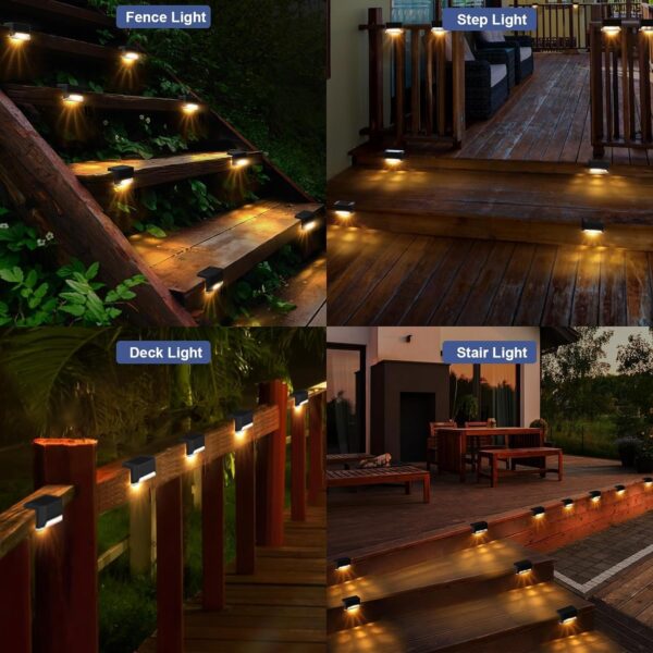 1776568391_Solar-Deck-Lights-Outdoor-Waterproof-Led-Lights-for-Outdoor-Stairs-StepFenceYardPatioand-Pathway-Motion-Sensor-Auto-Chargeable-Exterior-LED-Lamp-for-Home-Garden-8.jpg Solar Deck Lights Outdoor, Waterproof Led Lights for Outdoor Stairs, Step,Fence,Yard,Patio,and Pathway Motion Sensor Auto Chargeable Exterior LED Lamp for Home Garden (8)