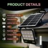 1776572432_Homehop-Solar-Flood-Light-Outdoor-Waterproof-100W-LED-Automatic-Wireless-Wall-Lamp-for-Home-Garden-Balcony-Courtyard-Porch-and-Patio-6Ah-ABS-3-Colour.jpg Homehop Solar Flood Light Outdoor Waterproof 100W LED Automatic Wireless Wall Lamp for Home, Garden, Balcony, Courtyard, Porch and Patio (6Ah, ABS, 3 Colour)